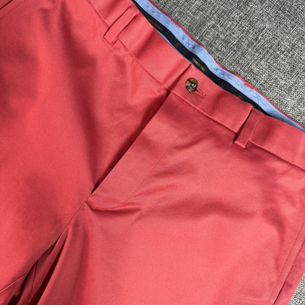 Mens Brooks Brothers Pants | W32 x L30 | Coral Red Clark Fit Advantage Chino